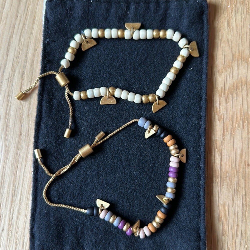 Madewell adjustable bracelets